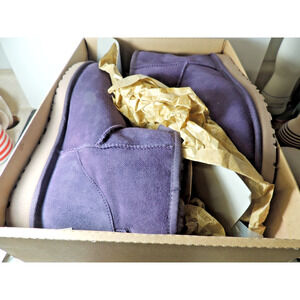 Ugg Classic Mini Boots Purple Size 11 New in Box